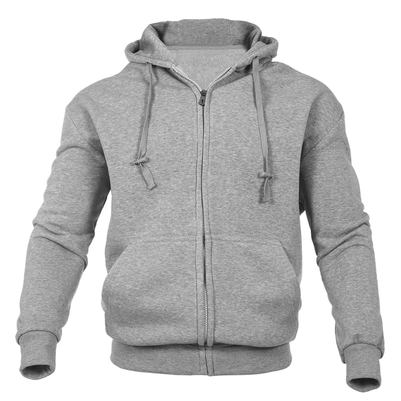 hoodie zip ເຕັມຂອງຜູ້ຊາຍ